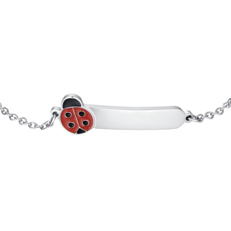Luca Barra - Bracciale Bambina - Acciaio - Coccinella