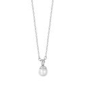 Luca Barra - Collana Donna Acciaio - Perle 4Mm - Eleganza