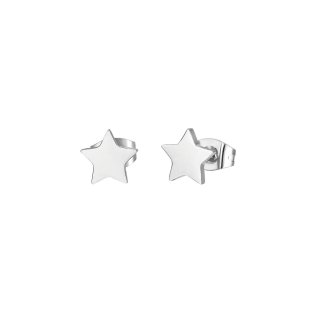 Luca Barra - Orecchini Donna Stelle - Acciaio - Design Moderno