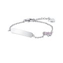 Luca Barra - Bracciale Bambina Unicorno - Acciaio - Regolabile