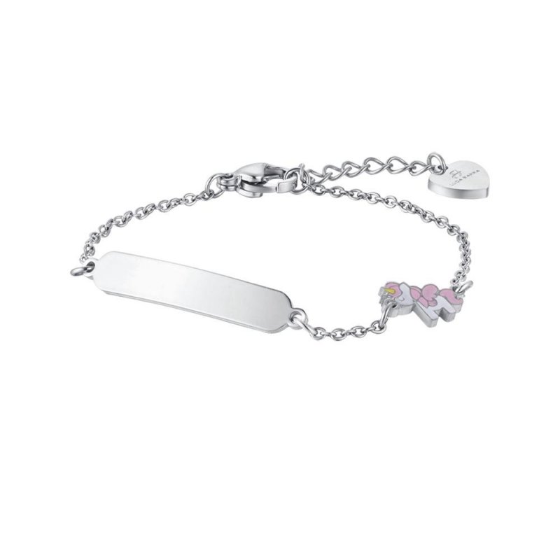 Luca Barra - Bracciale Bambina Unicorno - Acciaio - Regolabile