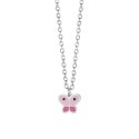 Luca Barra - Collana Bambina Farfalla - Acciaio - 38+3 Cm