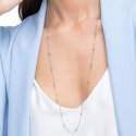 Luca Barra - Collana Lunga Donna - Acciaio - Per Charms