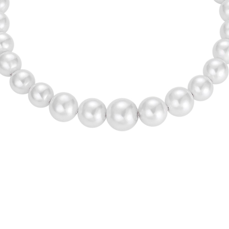Luca Barra - Bracciale Donna - Acciaio - Perle Sintetiche Bianche