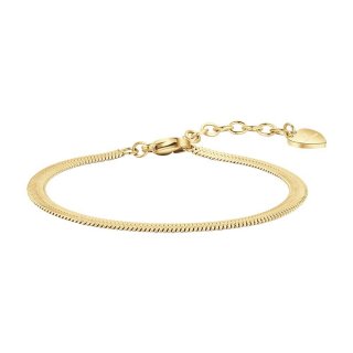Luca Barra - Bracciale Donna Snake - Acciaio Dorato - Elegante