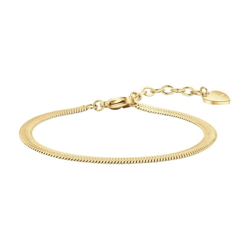 Luca Barra - Bracciale Donna Snake - Acciaio Dorato - Elegante