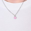 Luca Barra - Collana Bambina Cuore Lucchetto - Acciaio - 38+3 Cm