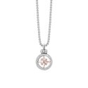 Luca Barra - Collana Uomo Acciaio - Rosa Dei Venti - Ip Rose