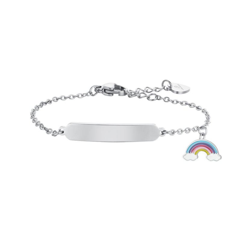 Luca Barra - Bracciale Bambina - Acciaio - Arcobaleno