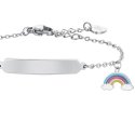 Luca Barra - Bracciale Bambina - Acciaio - Arcobaleno