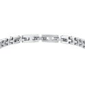 Luca Barra - Bracciale Uomo Acciaio - Piastra Elegante - 21,5 Cm