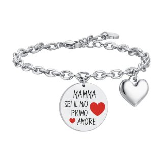 Luca Barra - Bracciale Donna - Acciaio - Mamma Sei Il Mio Primo Amore