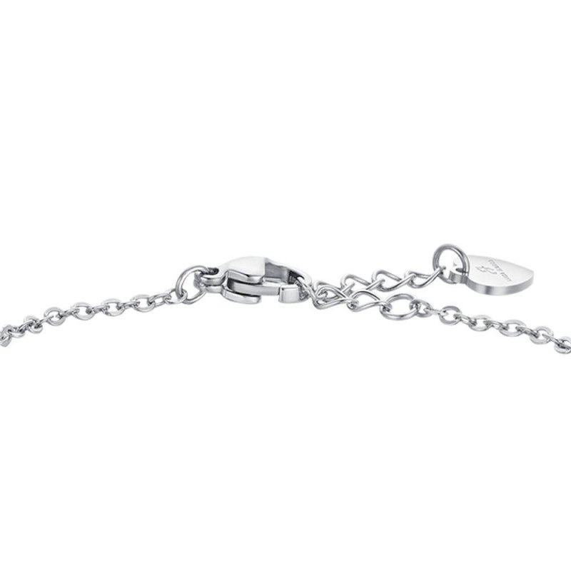 Luca Barra - Bracciale Bambina - Acciaio - Ballerina Smalto Rosa