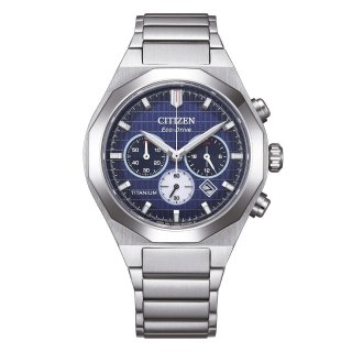 Citizen - Zenshin Senkei Crono - Super Titanio - Quadrante Blu