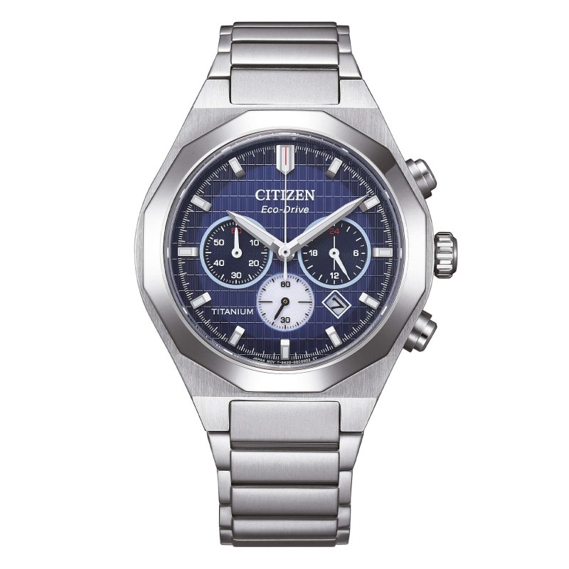 Citizen - Zenshin Senkei Crono - Super Titanio - Quadrante Blu