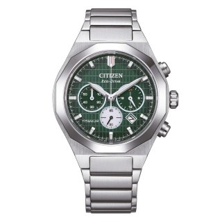 Citizen - Zenshin Senkei Crono - Super Titanio - Quadrante Verde