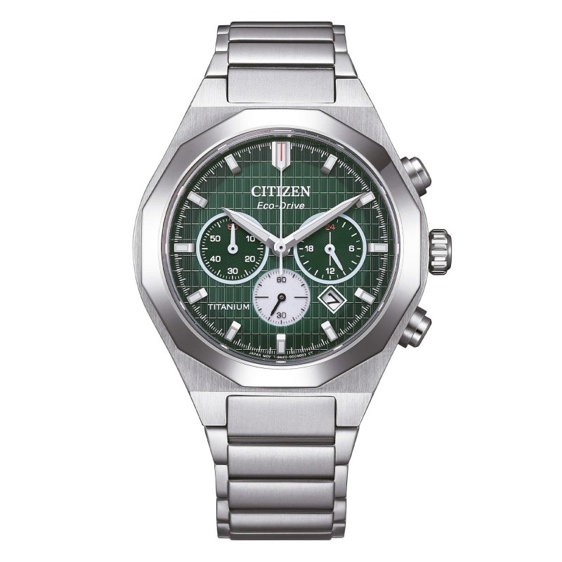 Citizen - Zenshin Senkei Crono - Super Titanio - Quadrante Verde