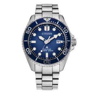 Citizen - Diver'S Eco Drive 200Mt - Acciaio - Quadrante Blu