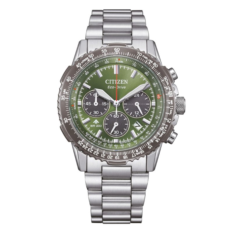 Citizen - Navihawk Eco Drive - Cronografo - Acciaio