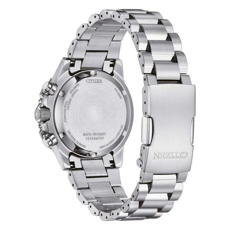 Citizen - Navihawk Cronografo - Acciaio - Quadrante Silver