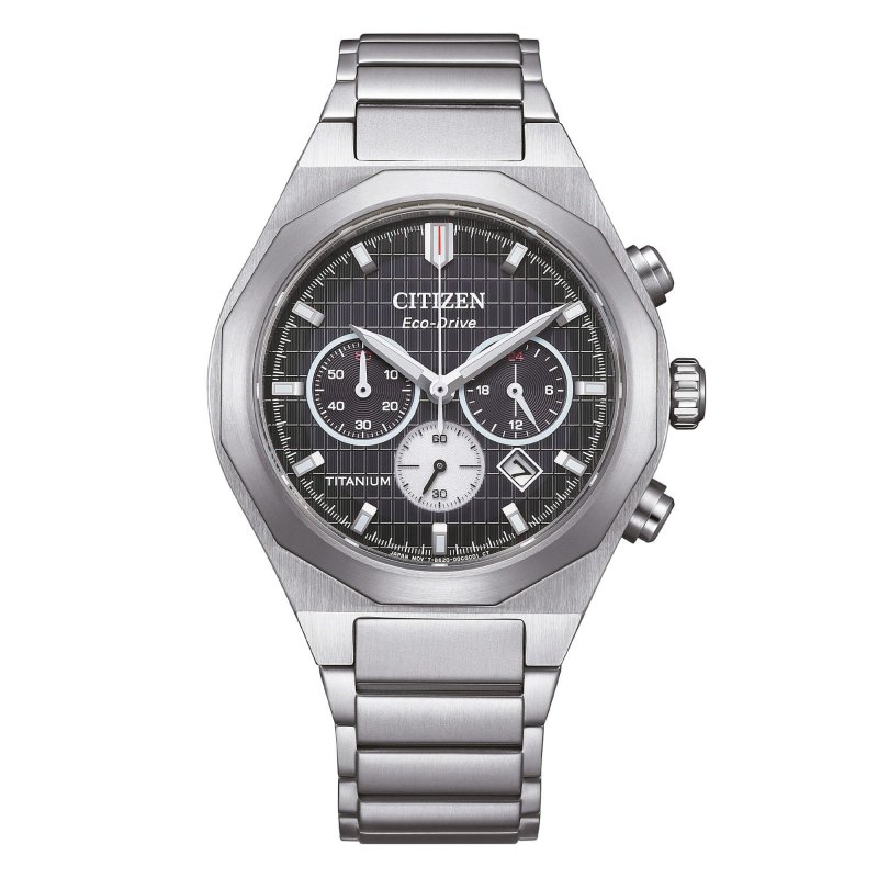 Citizen - Zenshin Senkei Crono - Super Titanio - Quadrante Nero