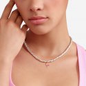 Dodo - Ciondolo Fenicottero - Oro Rosa 9K - Smalto Perlato Rosa