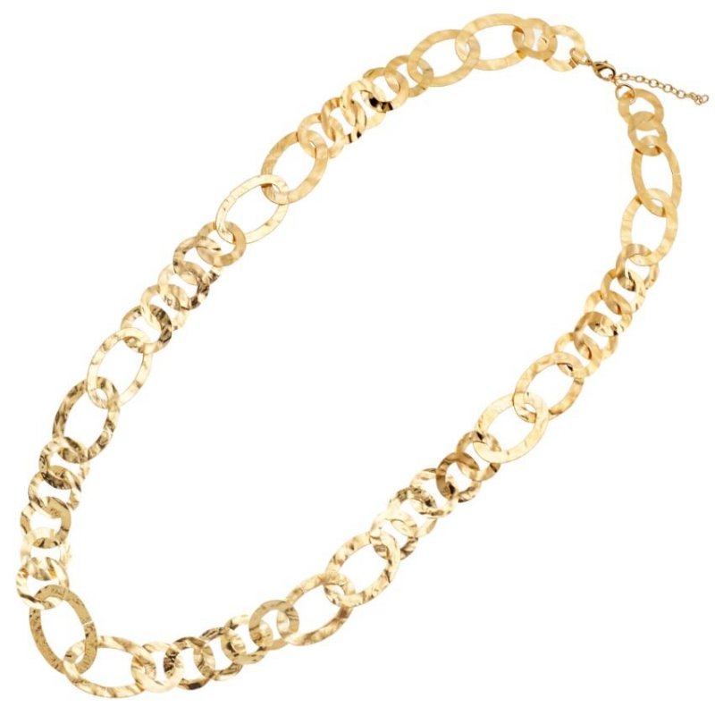 Ottaviani - Collana Lunga Dorata - Chiusura Moschettone - 84,2 Cm