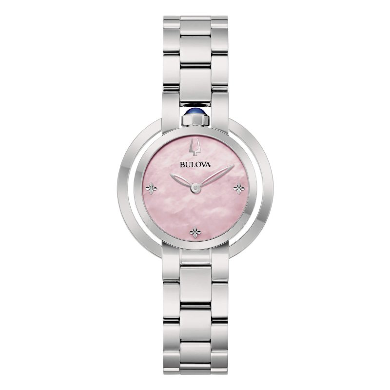 Bulova - Rubaiyat Donna - Acciaio - Quadrante Madreperla Rosa