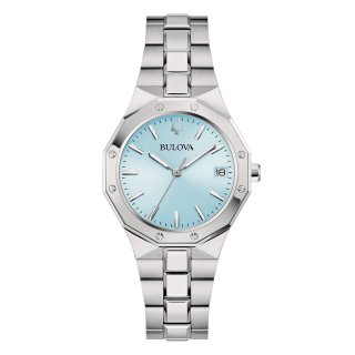Bulova - Octagon Lady - Donna - Quadrante Ice Blue - Acciaio