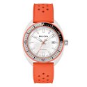 Bulova - Snorkel Orologio - Bianco - Arancione - Quarzo