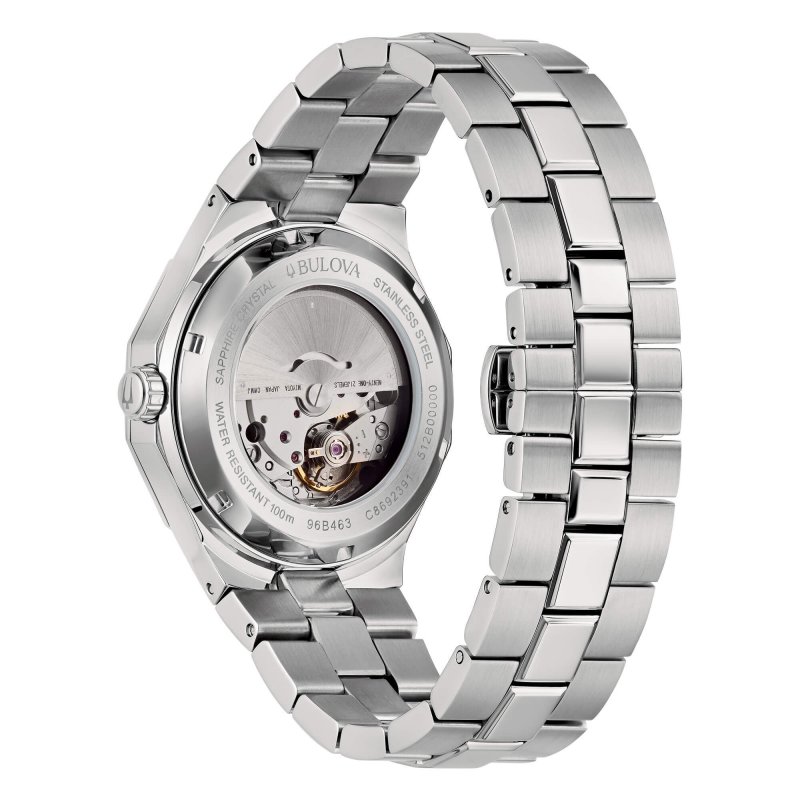 Bulova - Octagon Automatic - Acciaio - Quadrante Blu