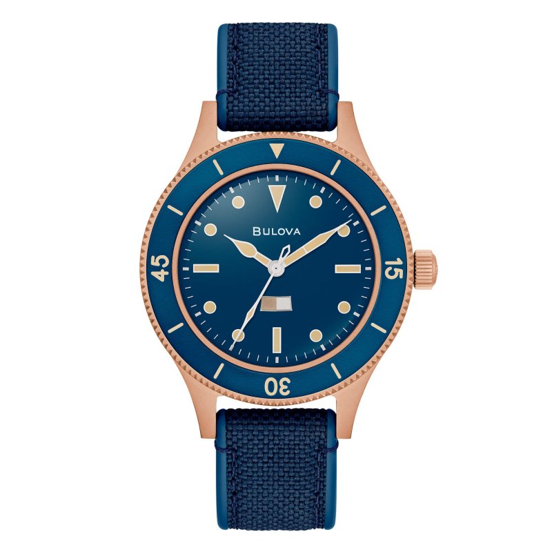 Bulova - Mil-Ships Bronze 150 Ann. Sp. Ed. - Bronzo - Nylon