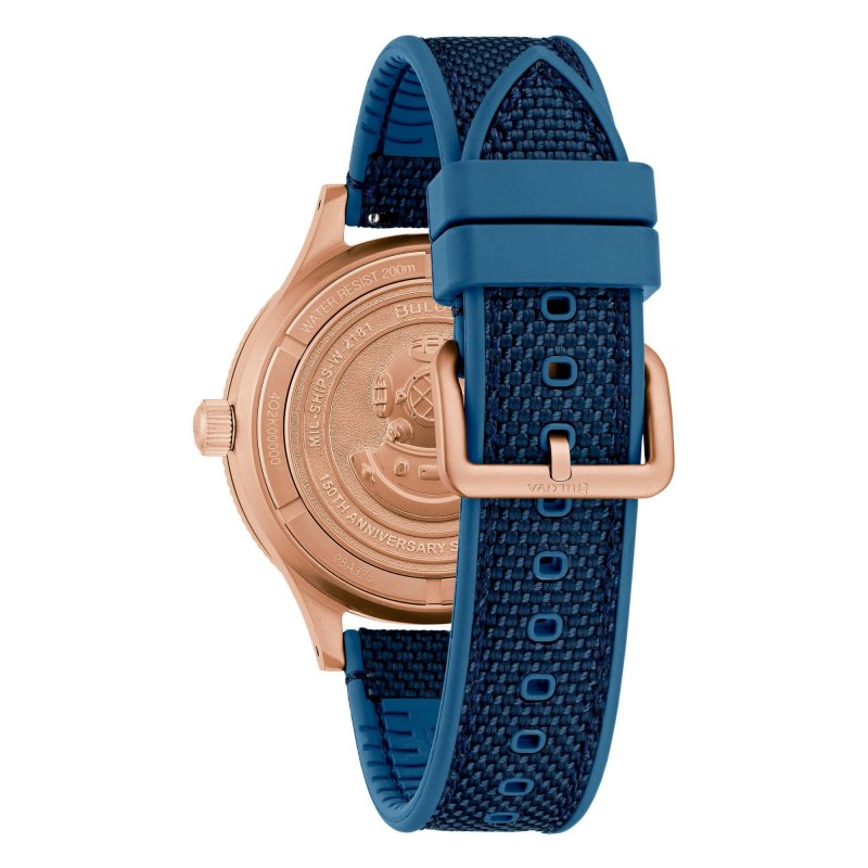 Bulova - Mil-Ships Bronze 150 Ann. Sp. Ed. - Bronzo - Nylon