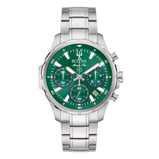 Bulova - Marine Star Crono - Acciaio - Quadrante Verde