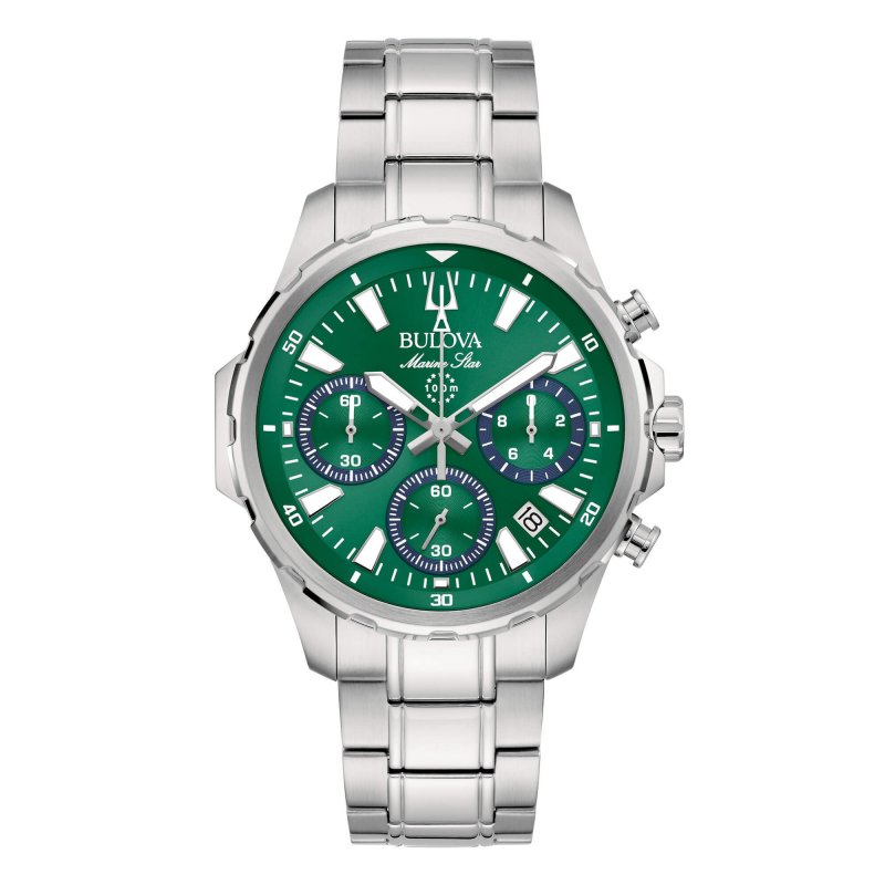 Bulova - Marine Star Crono - Acciaio - Quadrante Verde