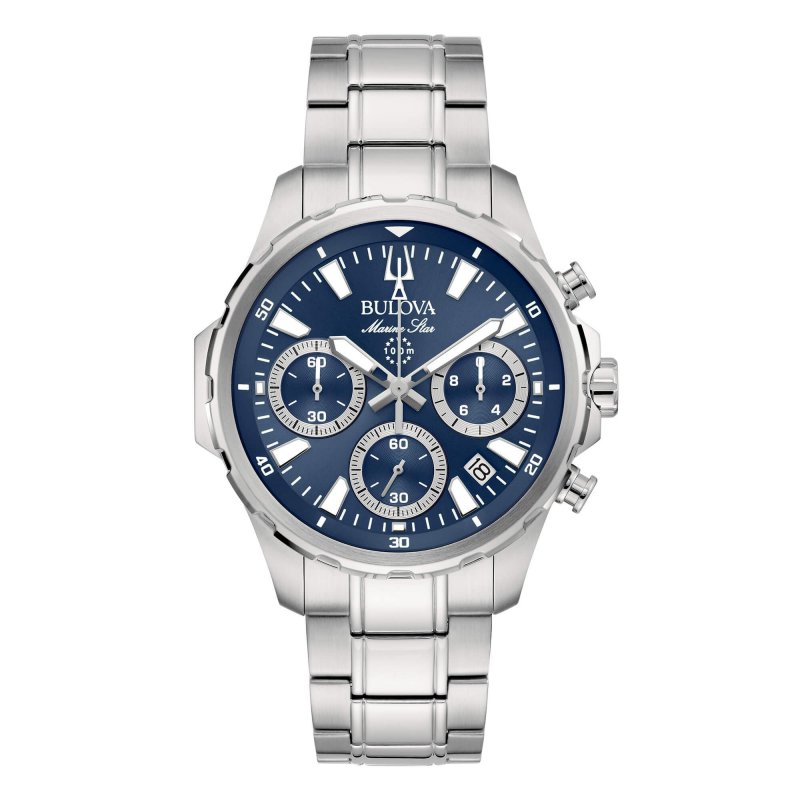 Bulova - Marine Star Crono - Acciaio - Blu