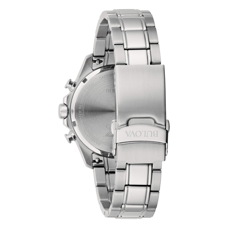 Bulova - Marine Star Crono - Acciaio - Quadrante Nero