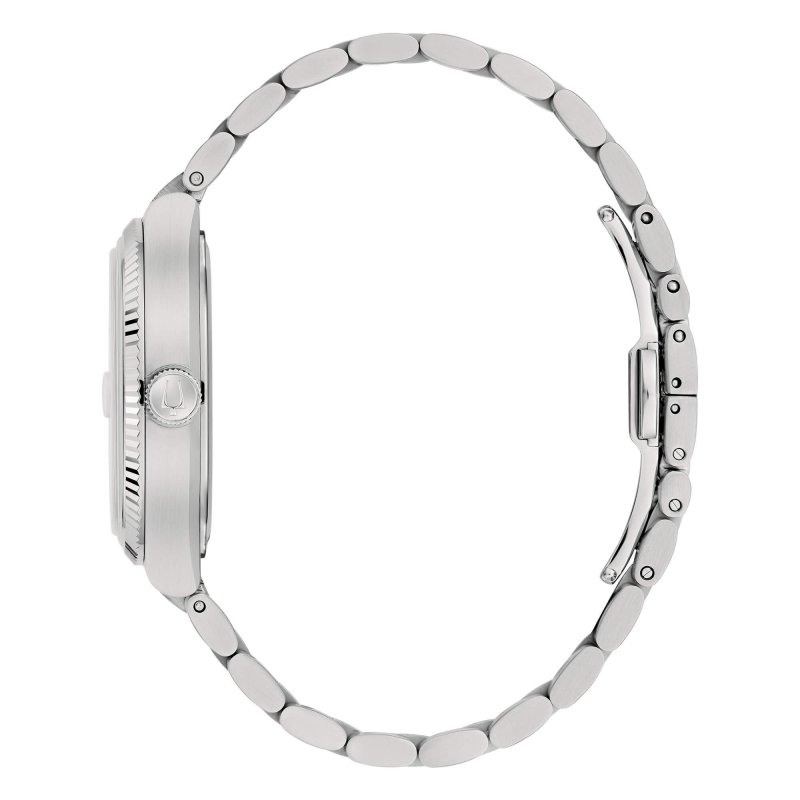 Bulova - Super Seville 38Mm - Acciaio - Quadrante Bianco