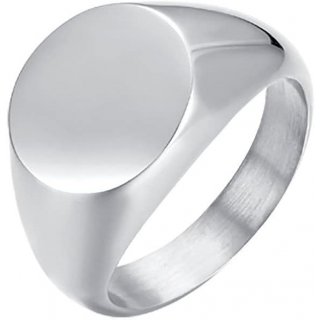 Luca Barra - Anello Donna Sigillo - Acciaio - Misura 8