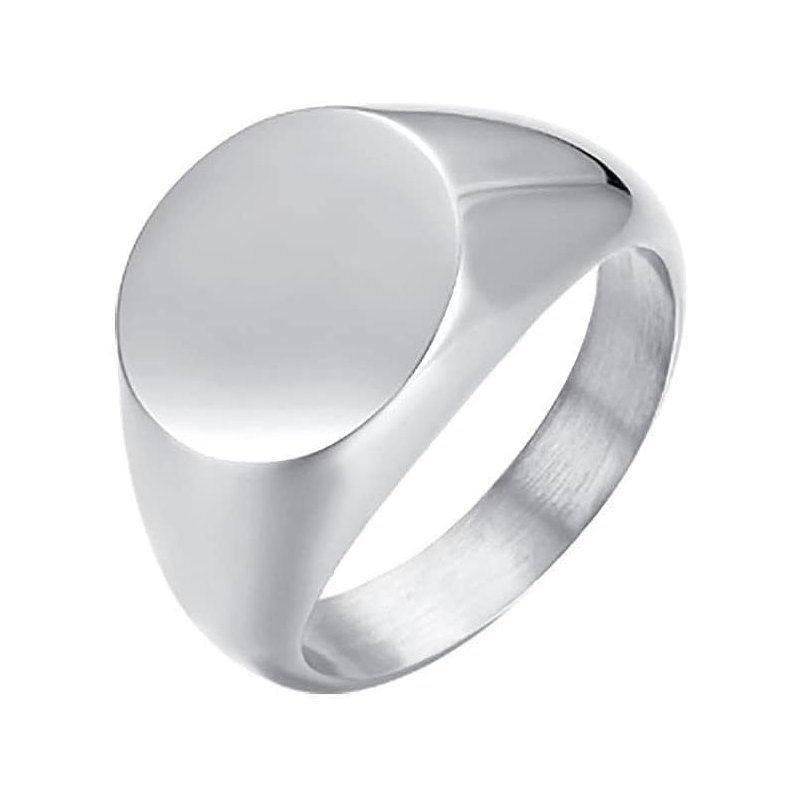 Luca Barra - Anello Donna Sigillo - Acciaio - Misura 8
