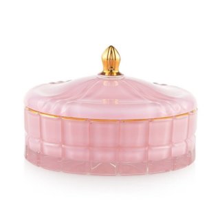 Emo' - Scatola Tresors - Vetro Rosa Cipria - 15X10,5 Cm