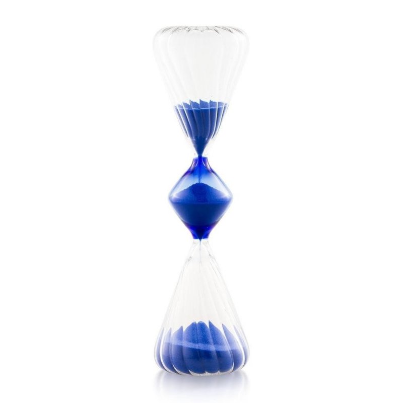 Emo' - Clessidra Momentum - Vetro - Blu