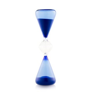 Emo' - Clessidra Con Pallina Trasparente - Vetro - Blu