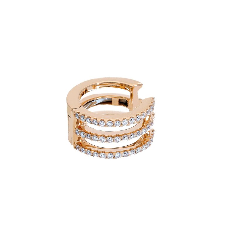 Songa Antonio - Piercing Orecchio - Oro Rosa - Diamanti G/H