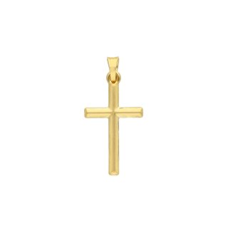 Songa Antonio - Croce Pendente - Oro Giallo - 9 Carati