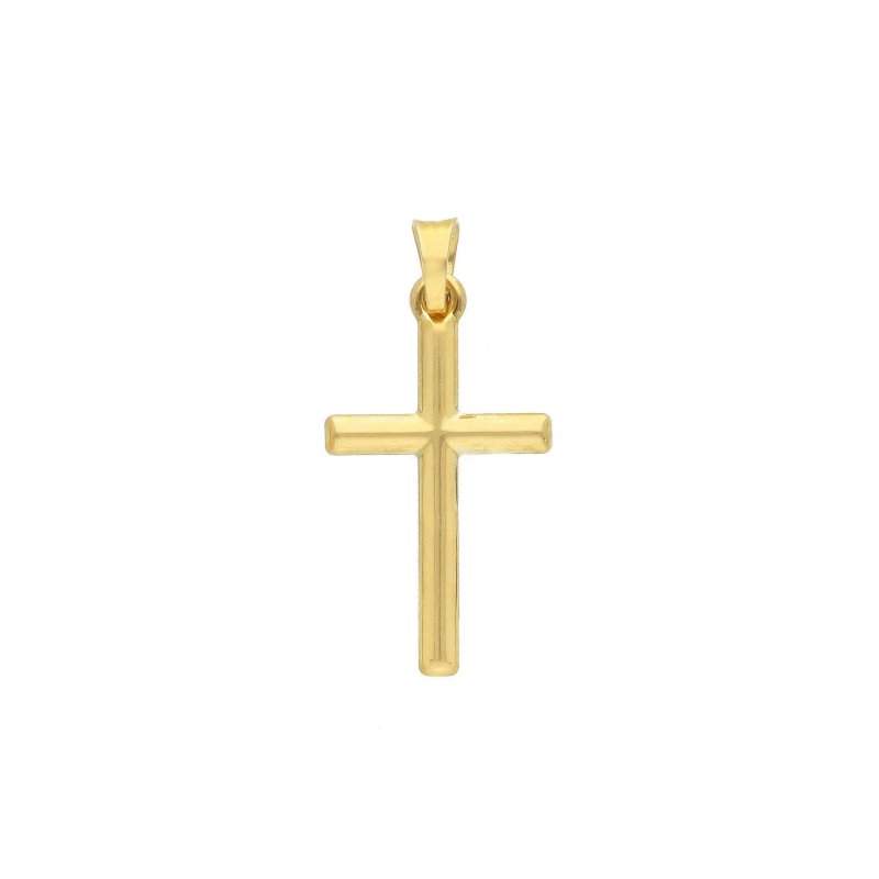 Songa Antonio - Croce Pendente - Oro Giallo - 9 Carati