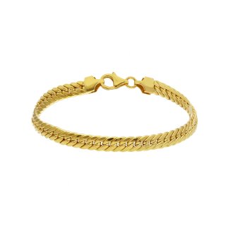Songa Antonio - Bracciale Maglia - Oro Giallo 9 Ct - 19Cm