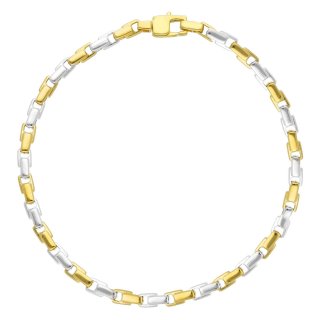 Songa Antonio - Bracciale A Catena - Oro Giallo - Oro Bianco