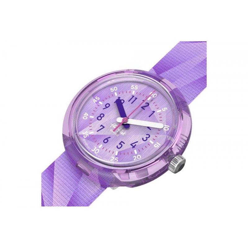 Flik Flak - Purple Prism Bambini - Quadrante Viola - Pet Riciclato