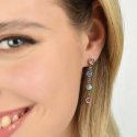 Luca Barra - Orecchini Donna - Acciaio - Cristalli Multicolor